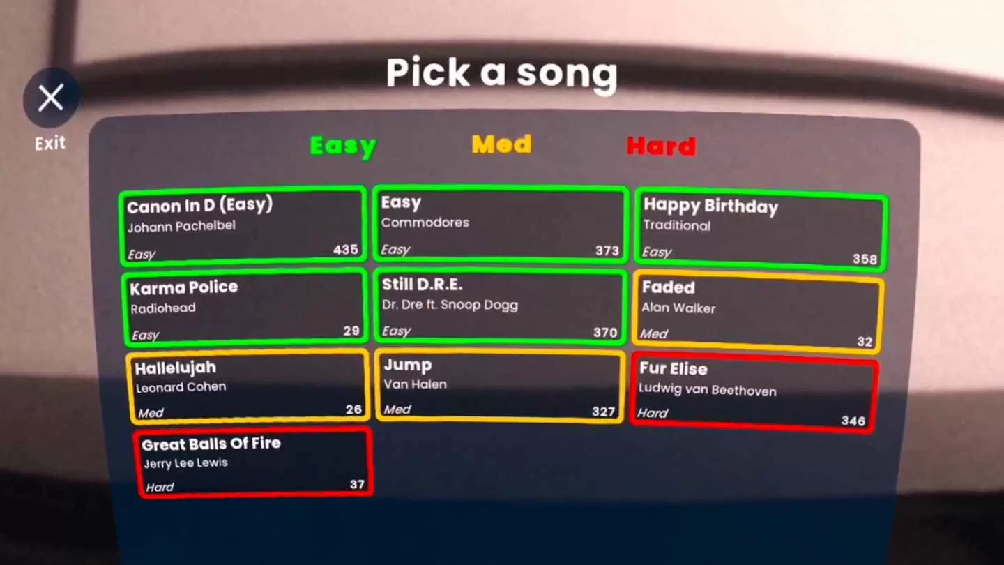 Oculus Quest 游戏《弹奏钢琴》PLAYAR PIANO