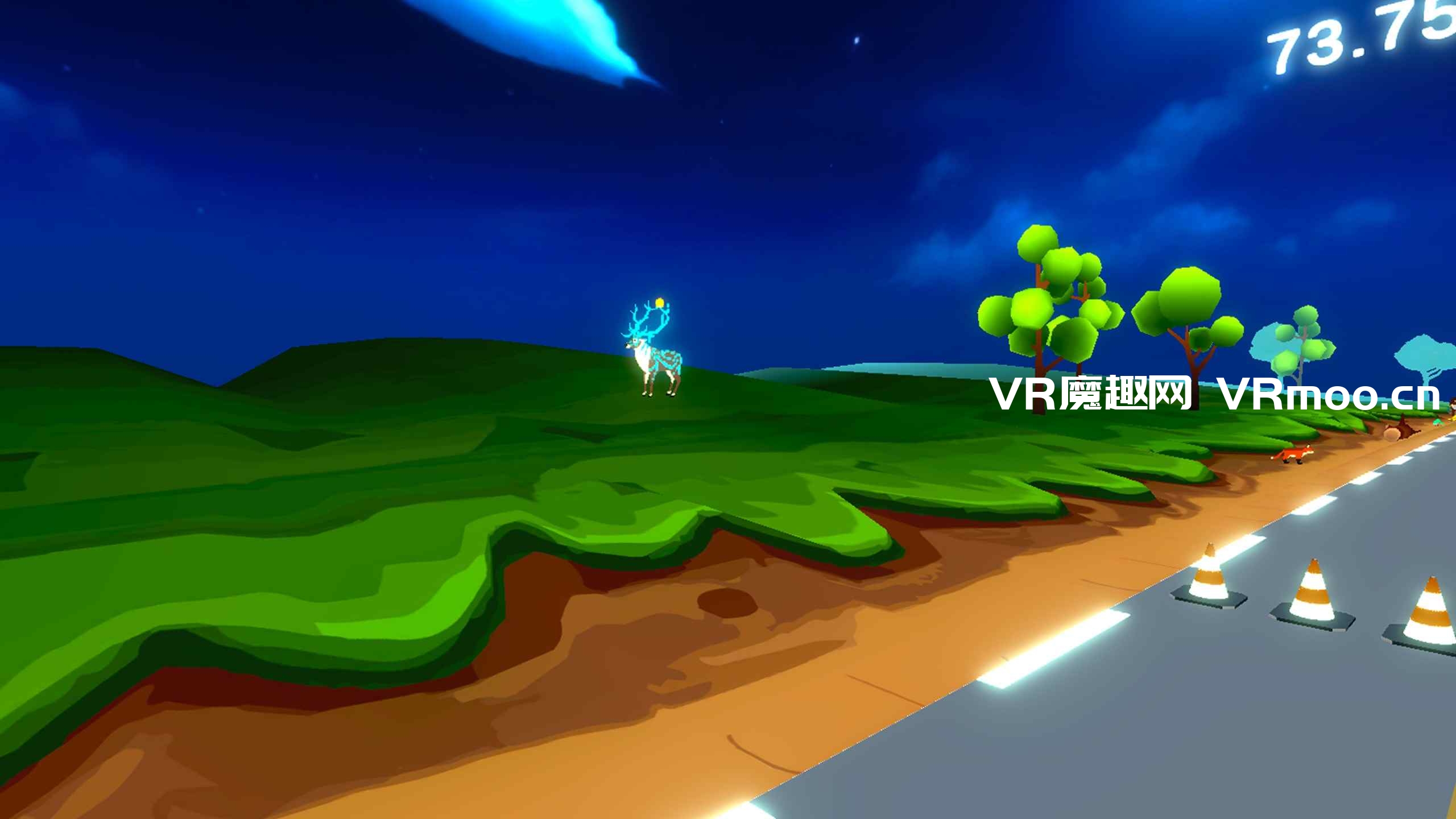 Oculus Quest 游戏《超跑 - VR健身游戏3D：科幻滑板游戏》Hyper Run - VR Fitness Games 3D : SciFi Race Game