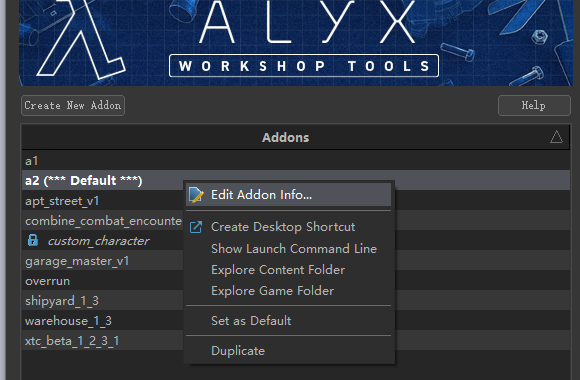 半衰期:爱莉克斯 (Half-Life: Alyx) 破解版本 - 自定义创意工坊地图使用加载方法