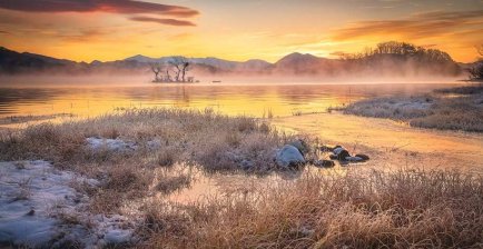 日本福岛县桧原湖