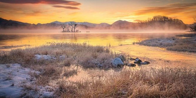 日本福岛县桧原湖